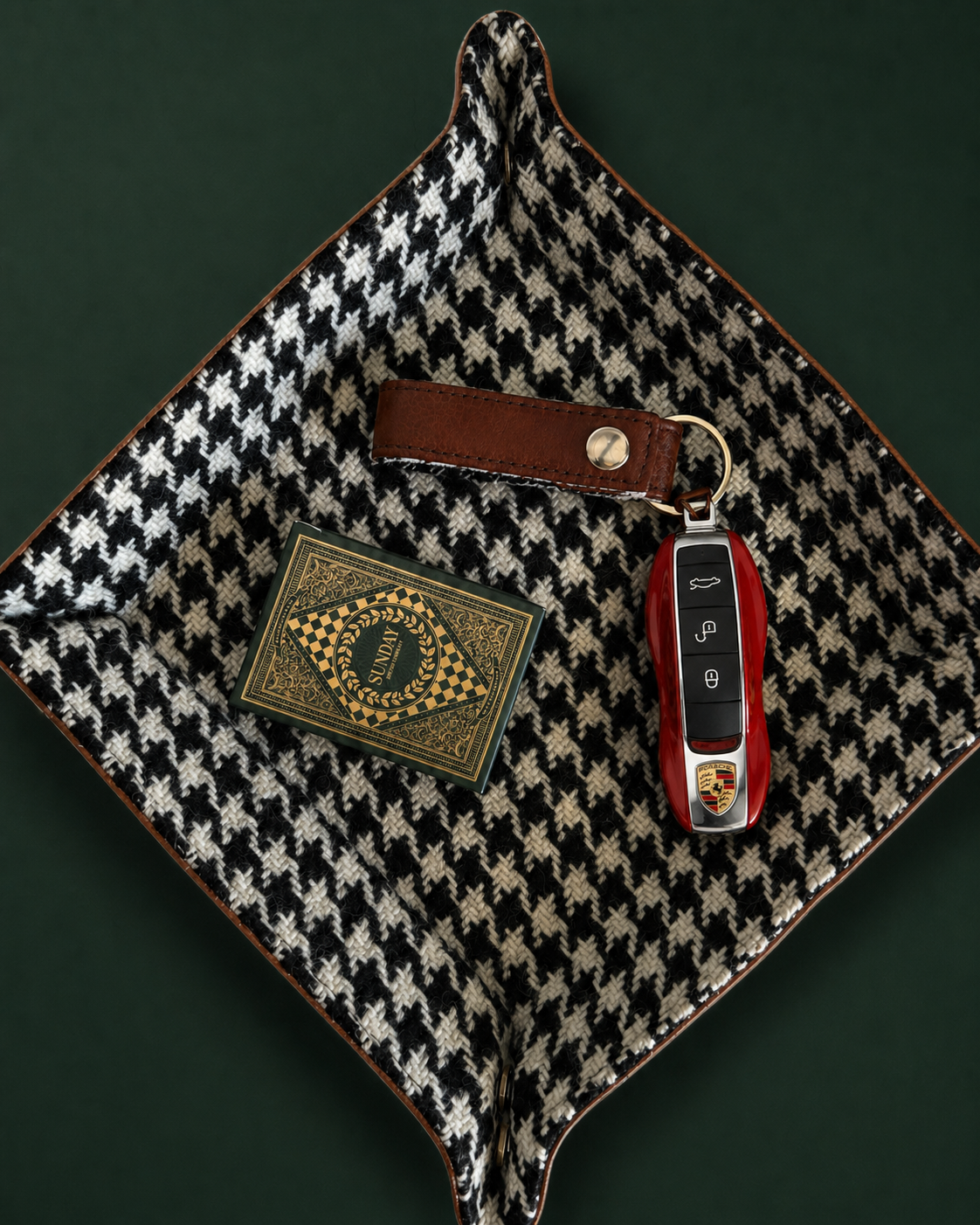 Houndstooth Keychains