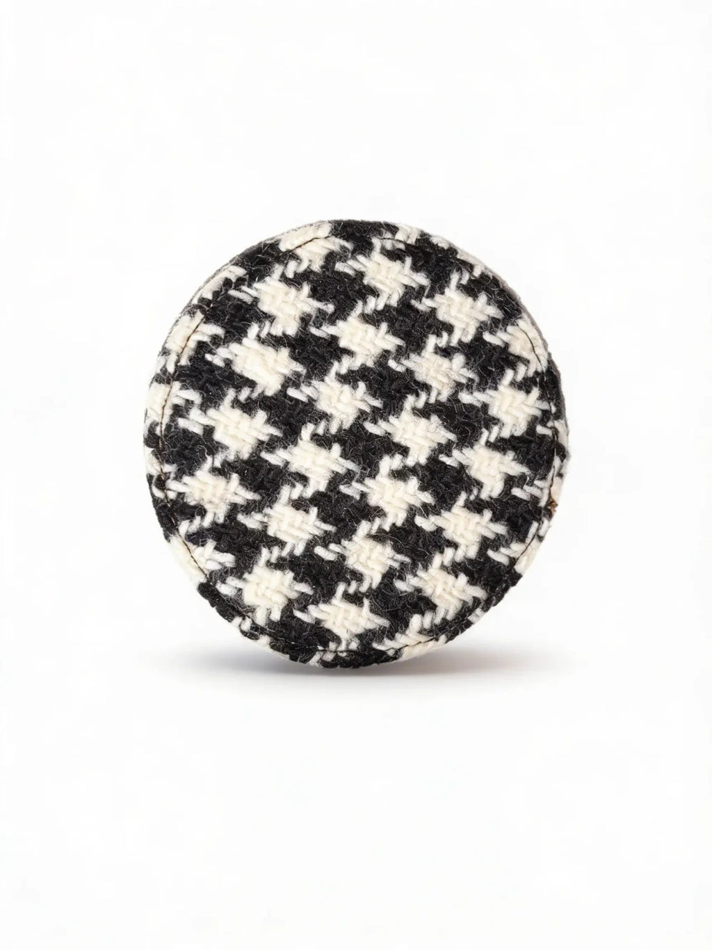 Houndstooth Coasters with Stand- Set of 5