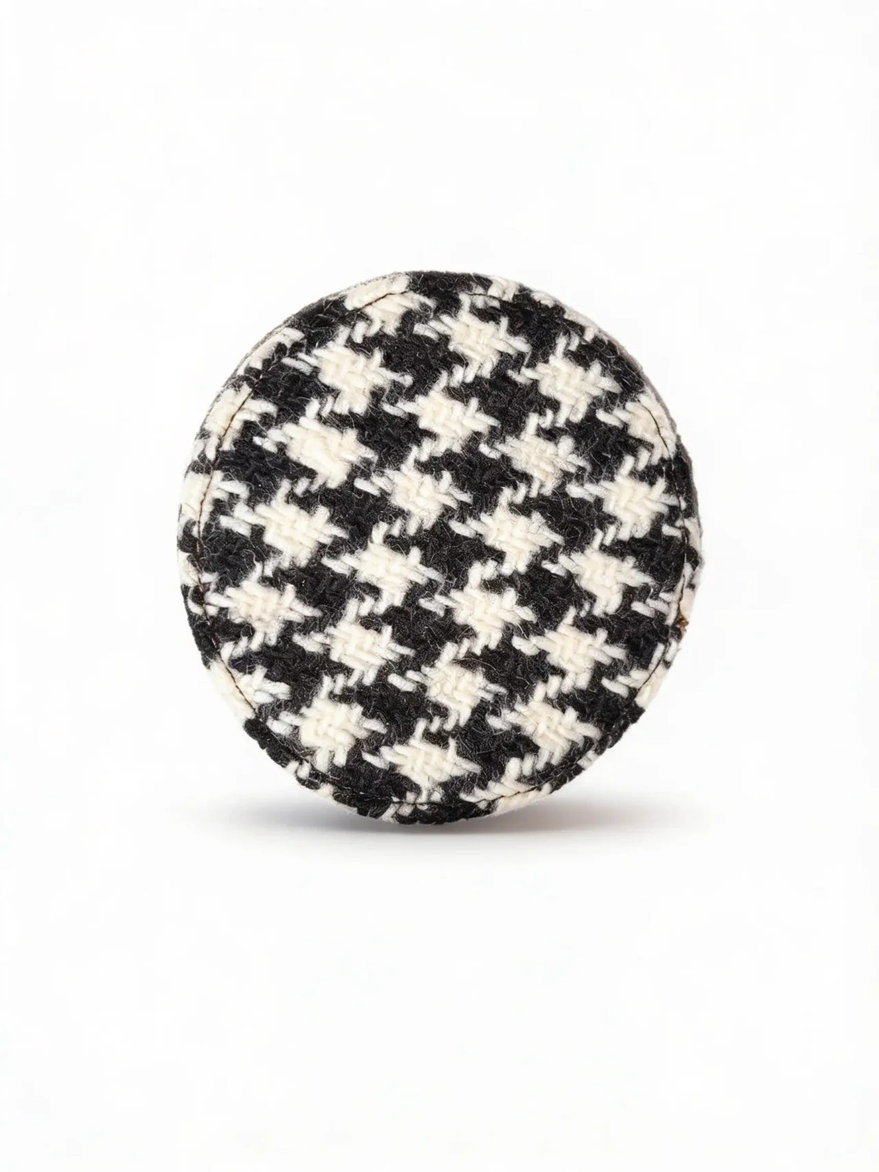Houndstooth Coasters with Stand- Set of 5