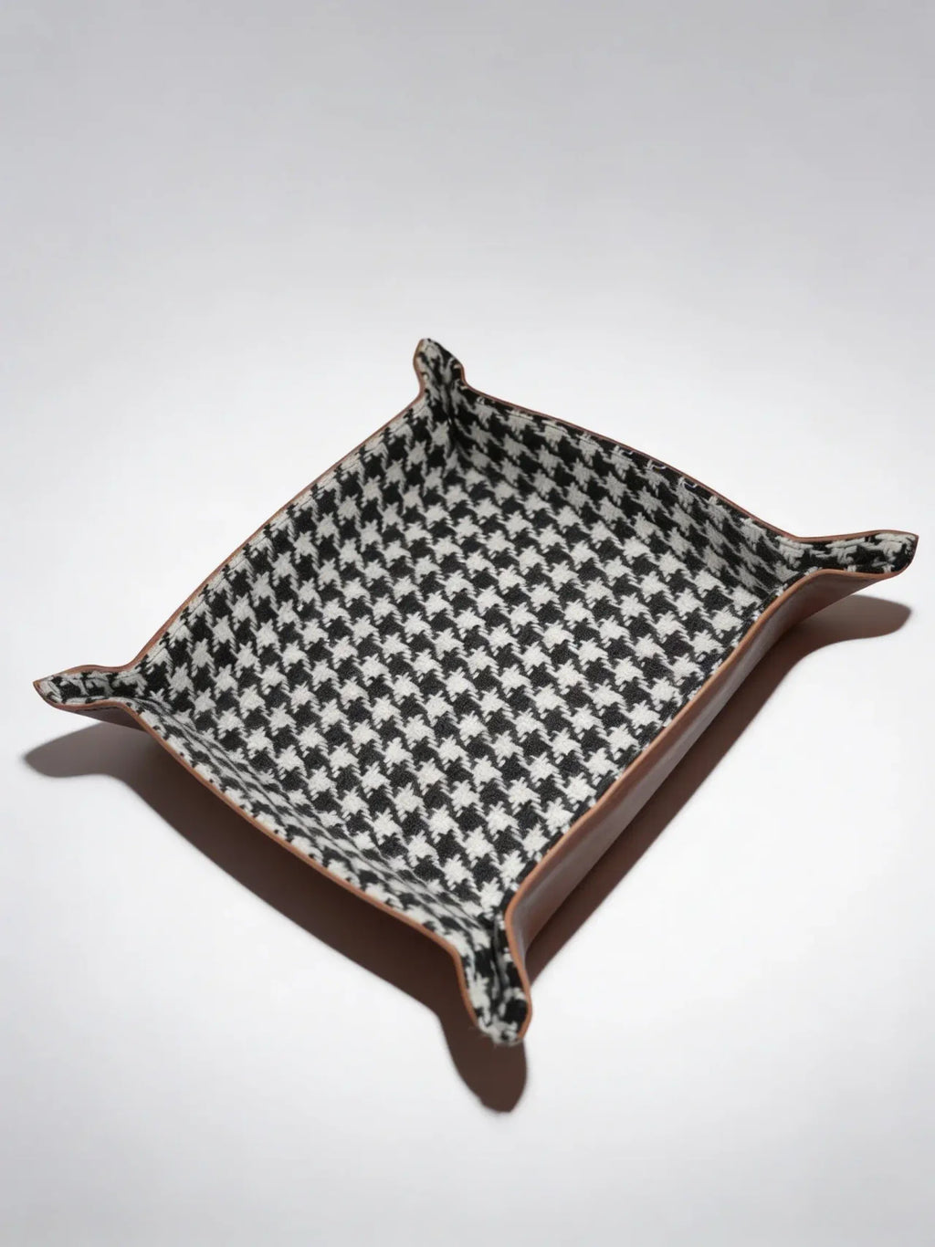 Houndstooth Valet Tray