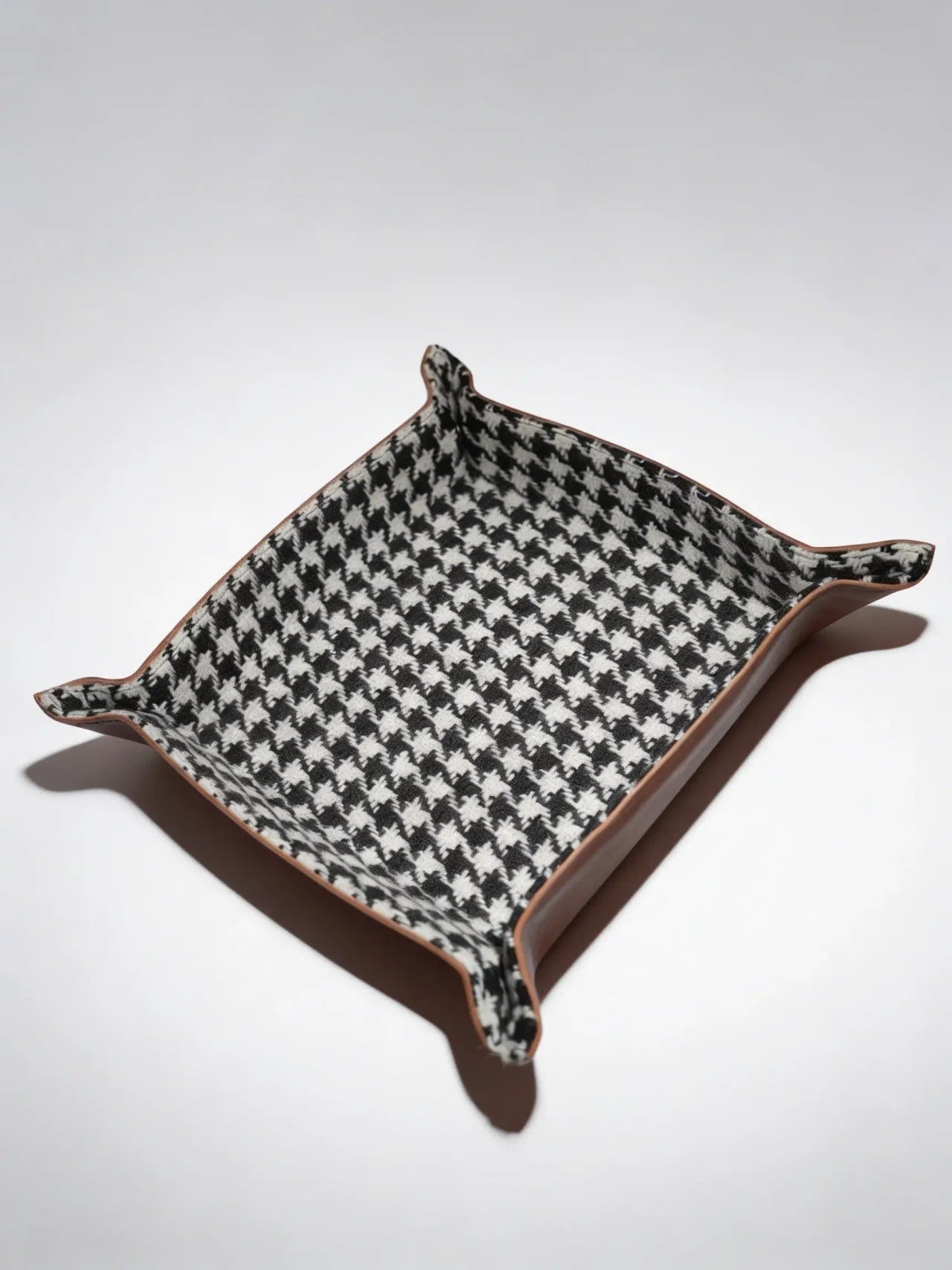 Houndstooth Valet Tray